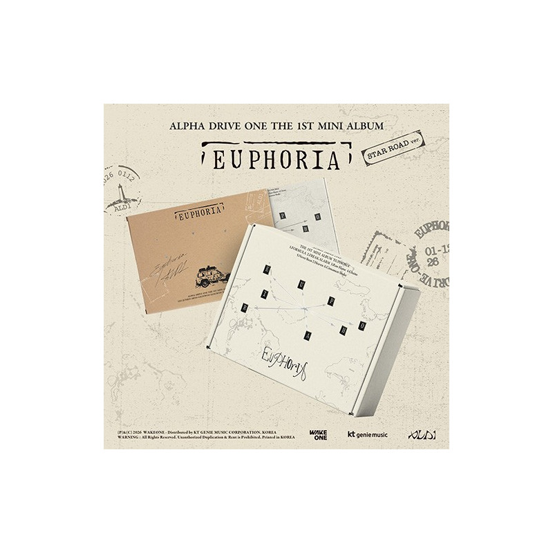 ALPHA DRIVE ONE – EUPHORIA (STAR ROAD ver.) [THE 1ST MINI ALBUM]