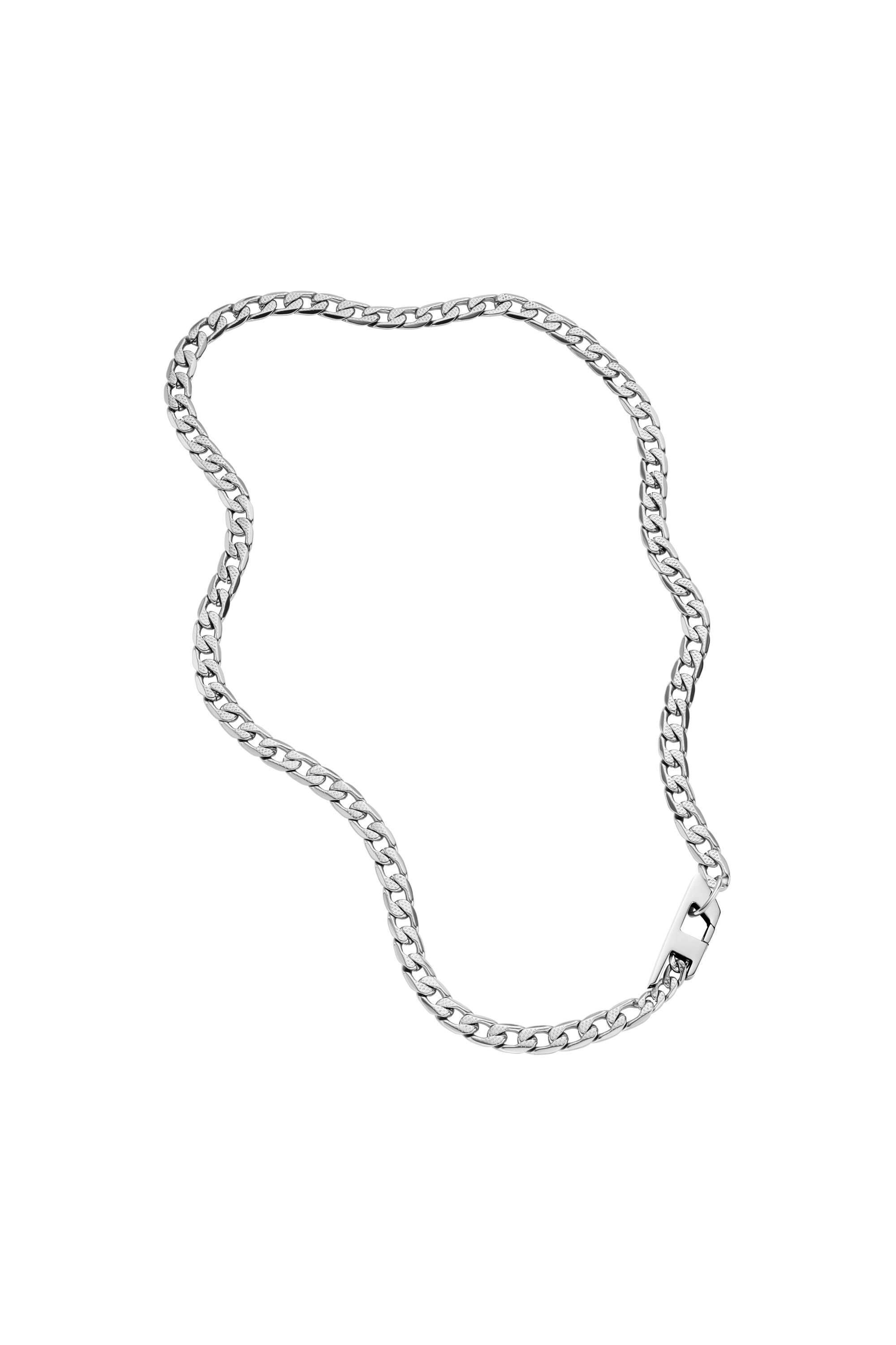 Women's Stainless steel chain necklace | Silver | Diesel