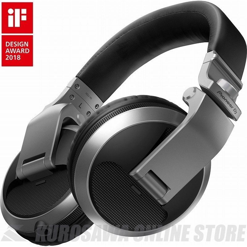 HDJ-X5-S オーバーイヤー型 DJヘッドホン (silver) | 【クロサワ楽器店