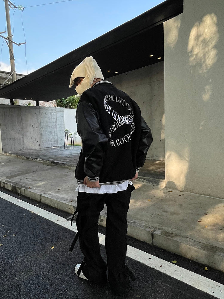 バックレタリング ビッグシルエット スタジャン – KXCK（キックス