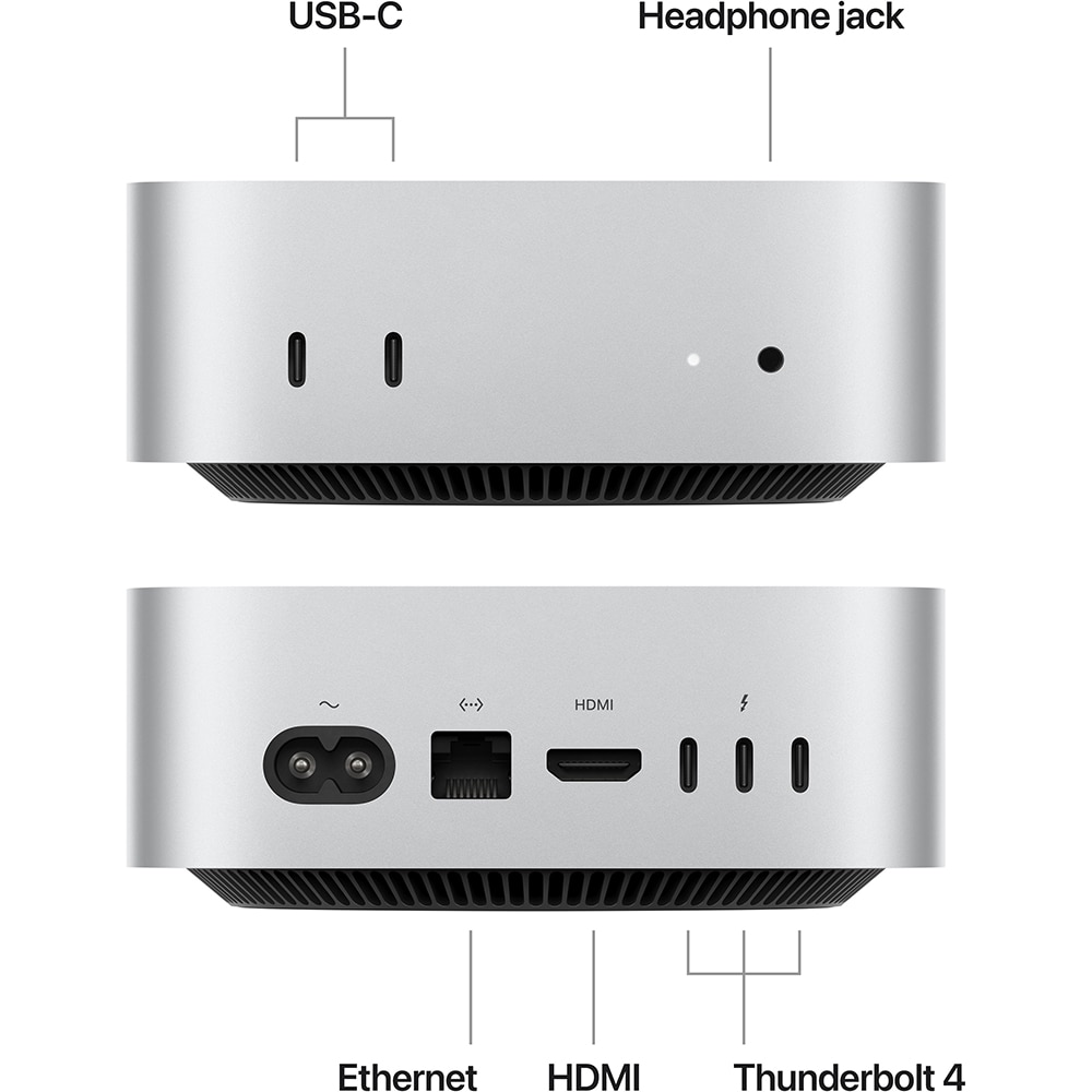 Sistem Desktop PC APPLE Mac Mini mu9d3ze/a, Apple M4, 16GB, SSD