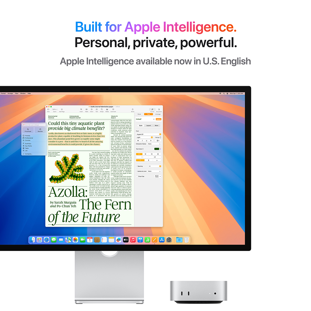 Sistem Desktop PC APPLE Mac Mini mu9e3ze/a, Apple M4, 16GB, SSD