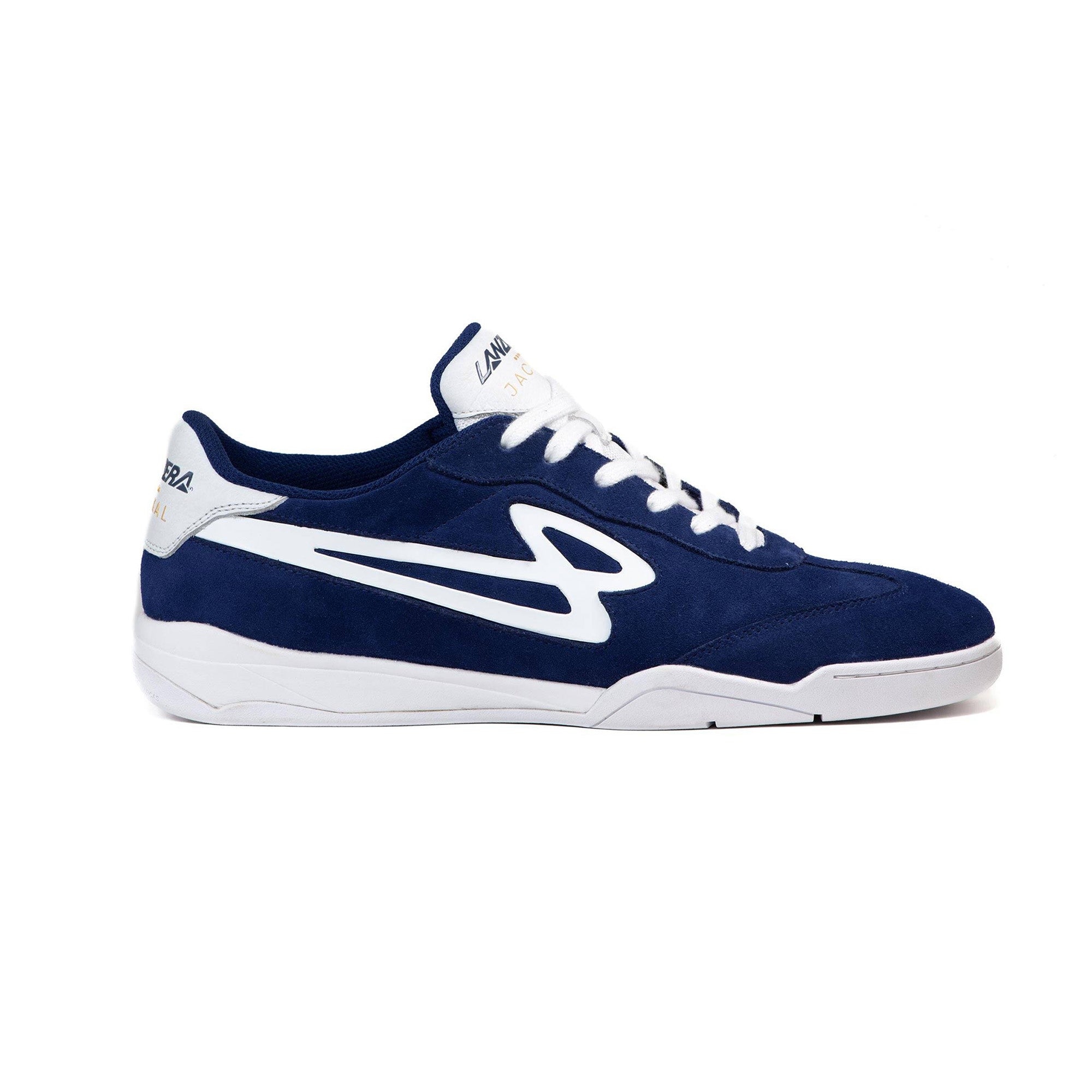 Lanzera Jackal Navy | Suede Sneakers for Football and Everyday Wear