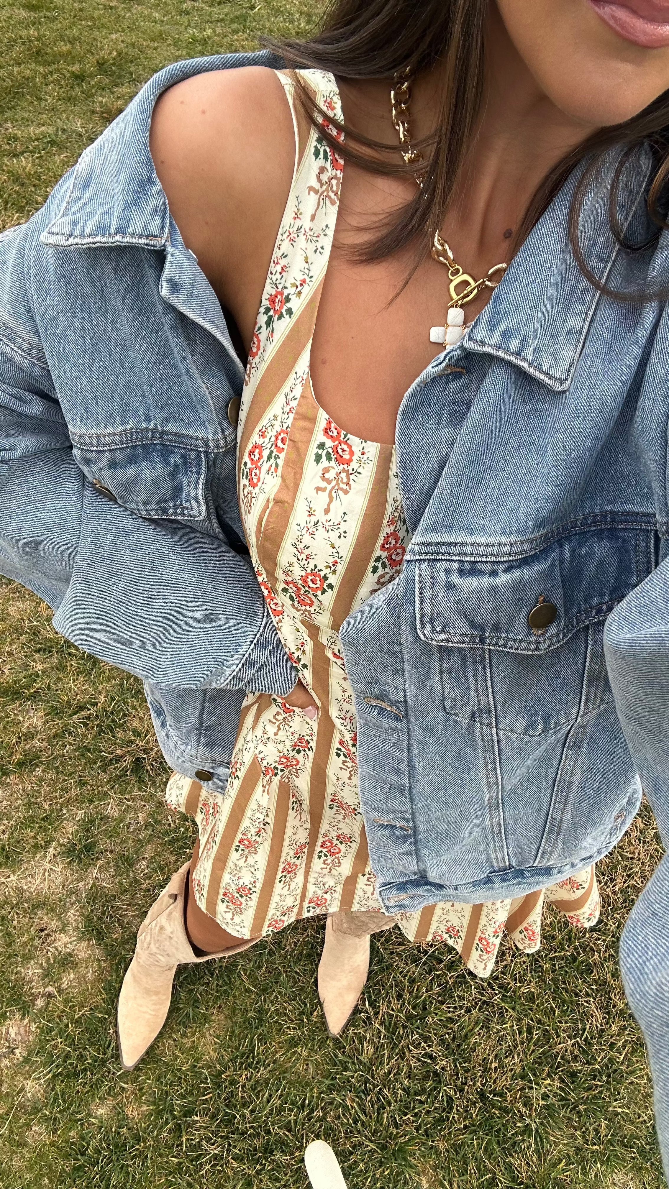 Oversized Denim Jacket | Women's Jean Jackets | Lane 201