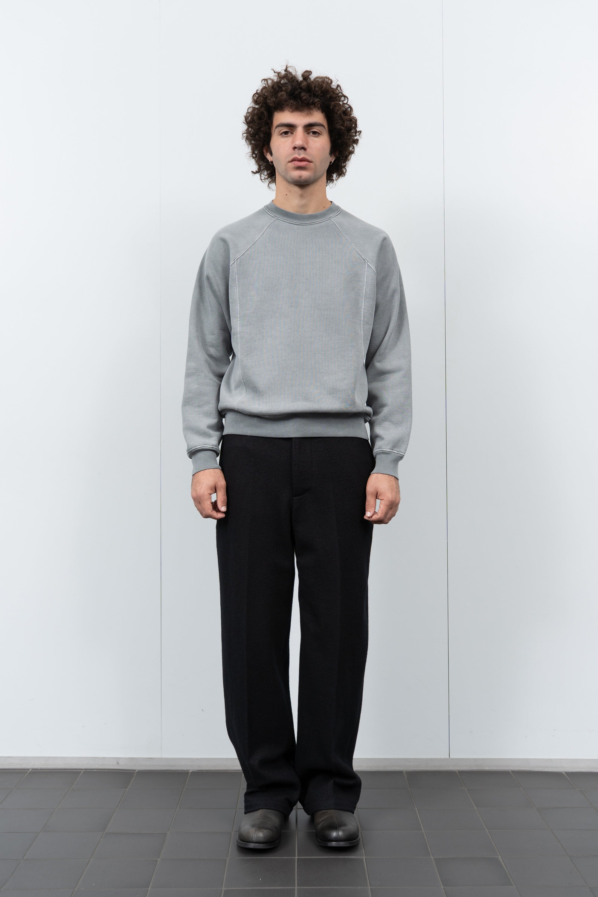 HEAVY GUSSET CREWNECK - PIGMENT KELP – LADY WHITE CO.