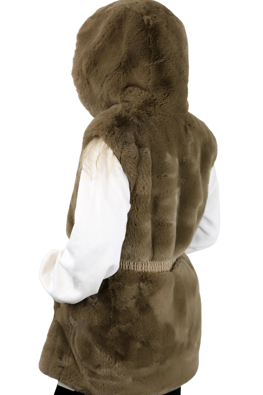 Faux Fur Vest - Camel – La Fiorentina