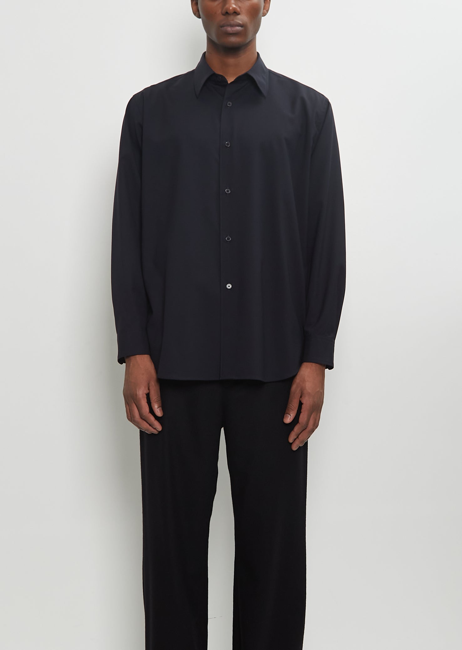 Super Fine Tropical Wool Shirt – La Garçonne
