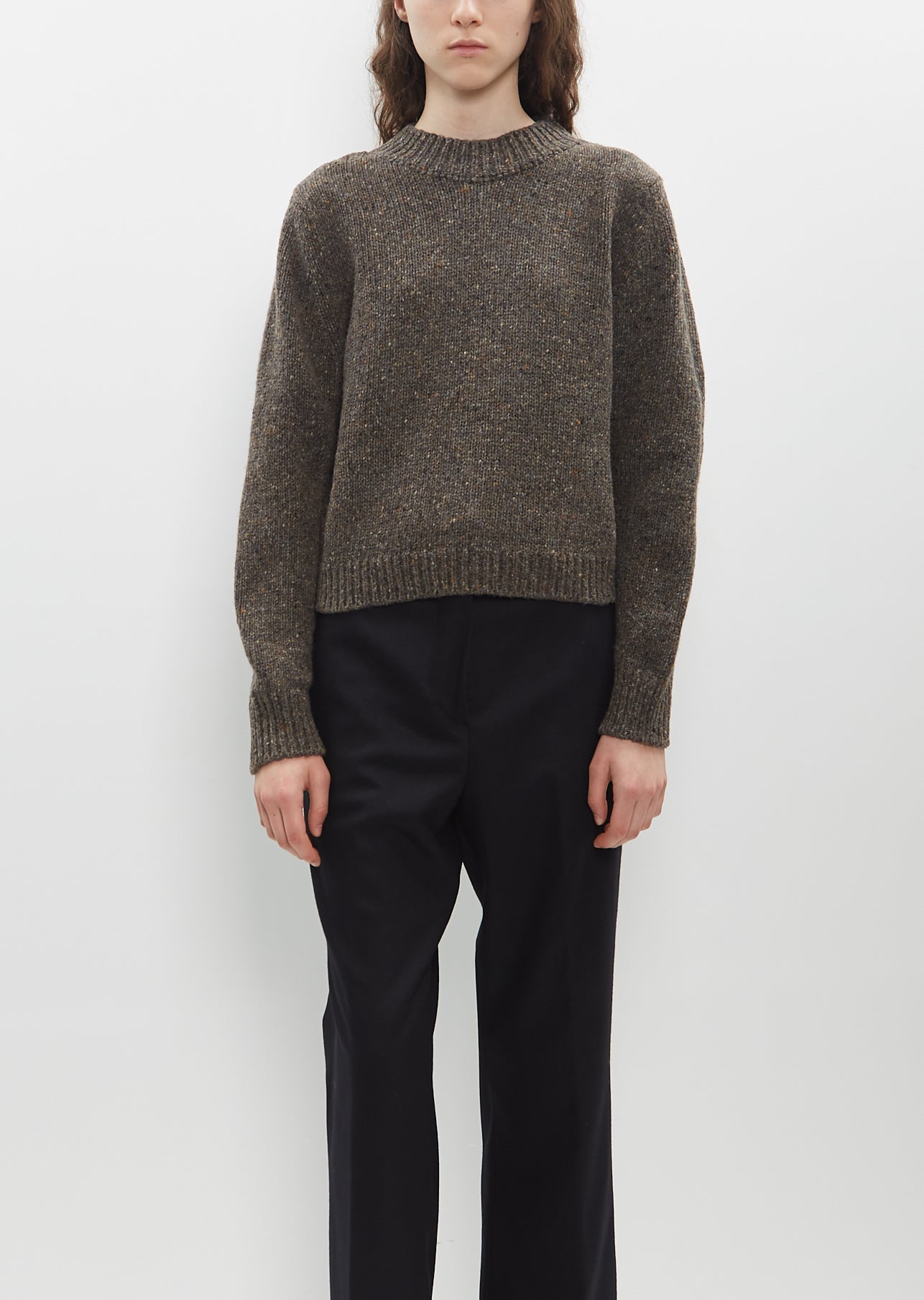 Donegal Crew Neck Jumper – La Garçonne