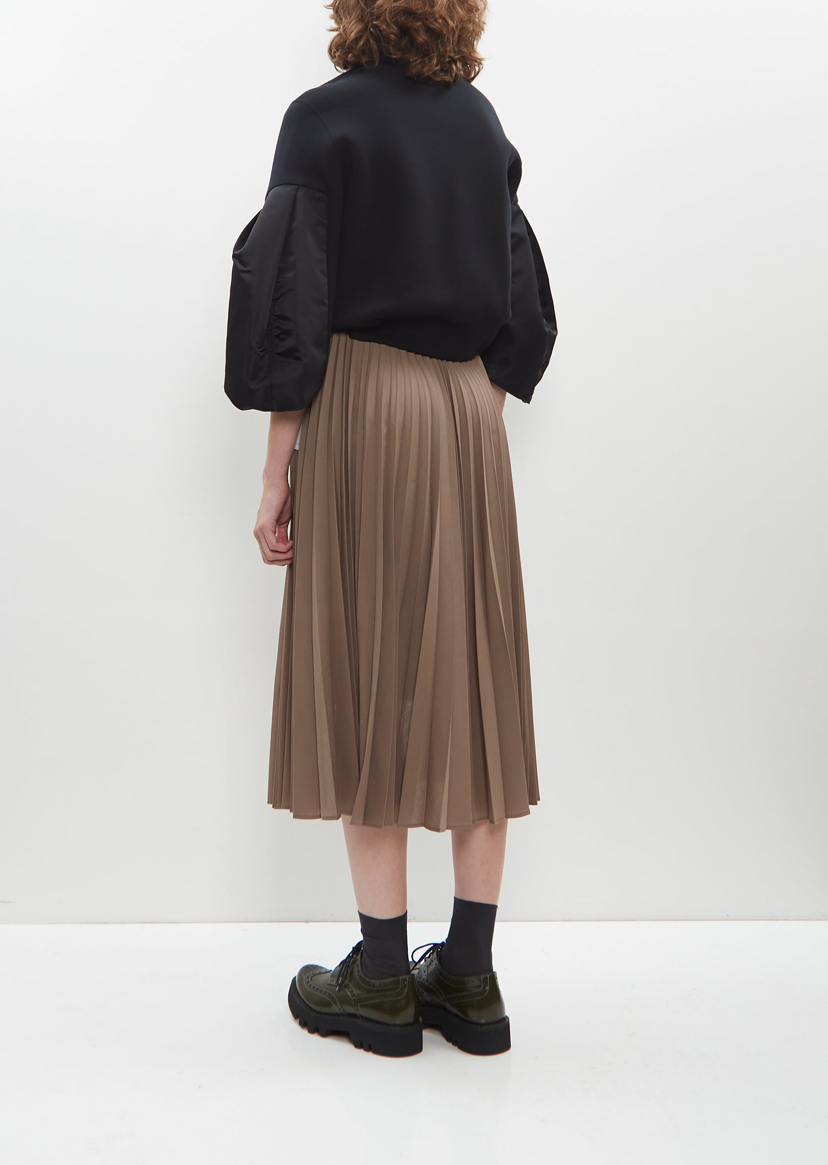 Suiting x Wool Melton Skirt – La Garçonne