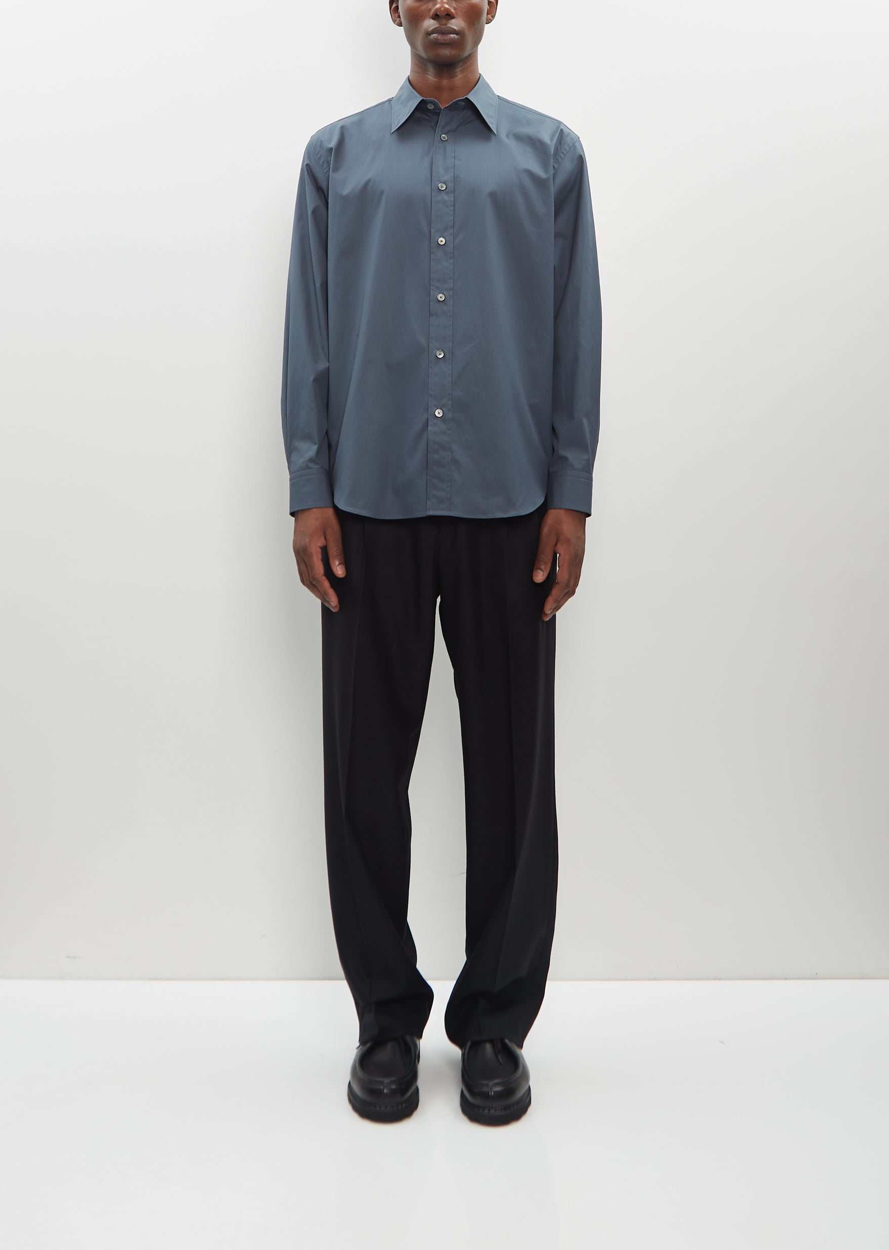 Super Light Wool Slacks — Black – La Garçonne