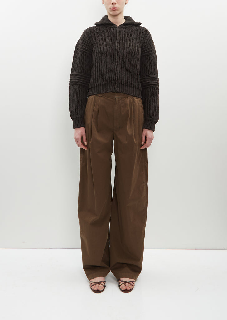 Cotton Wide Leg Pants – La Garçonne