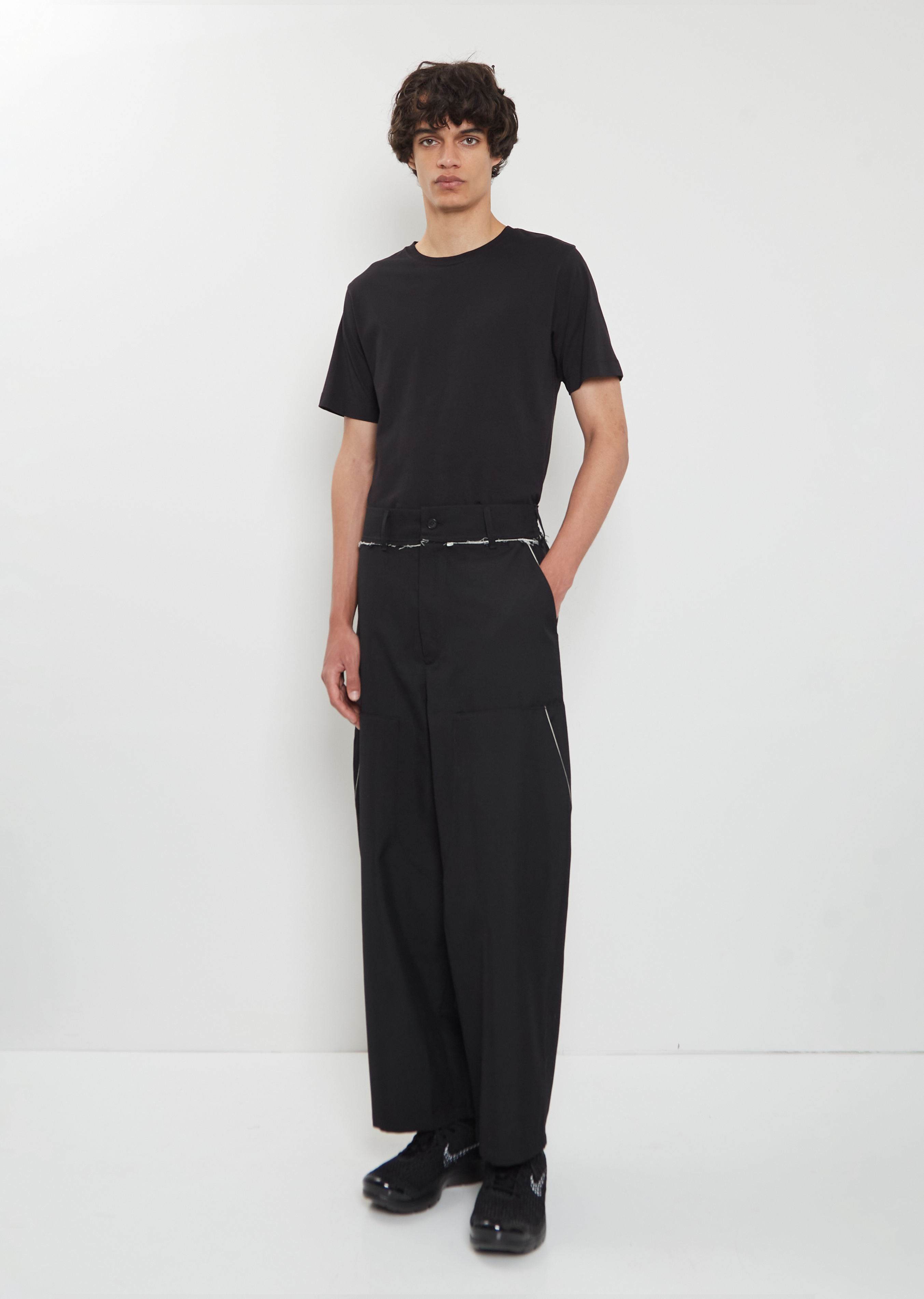 Double Wool Blend Pants – La Garçonne