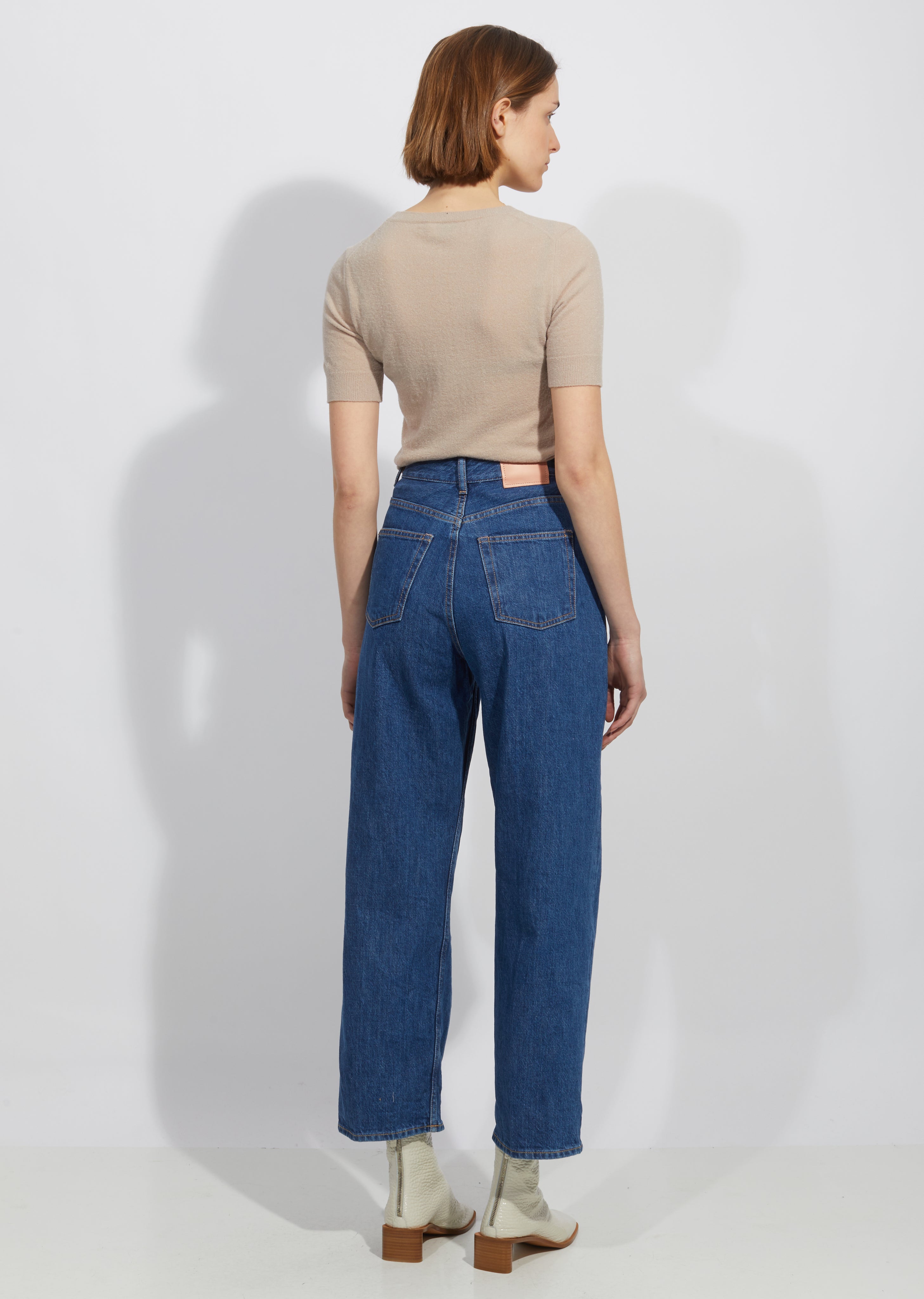1993 Dark Blue Trash 5-Pocket Jeans — 32