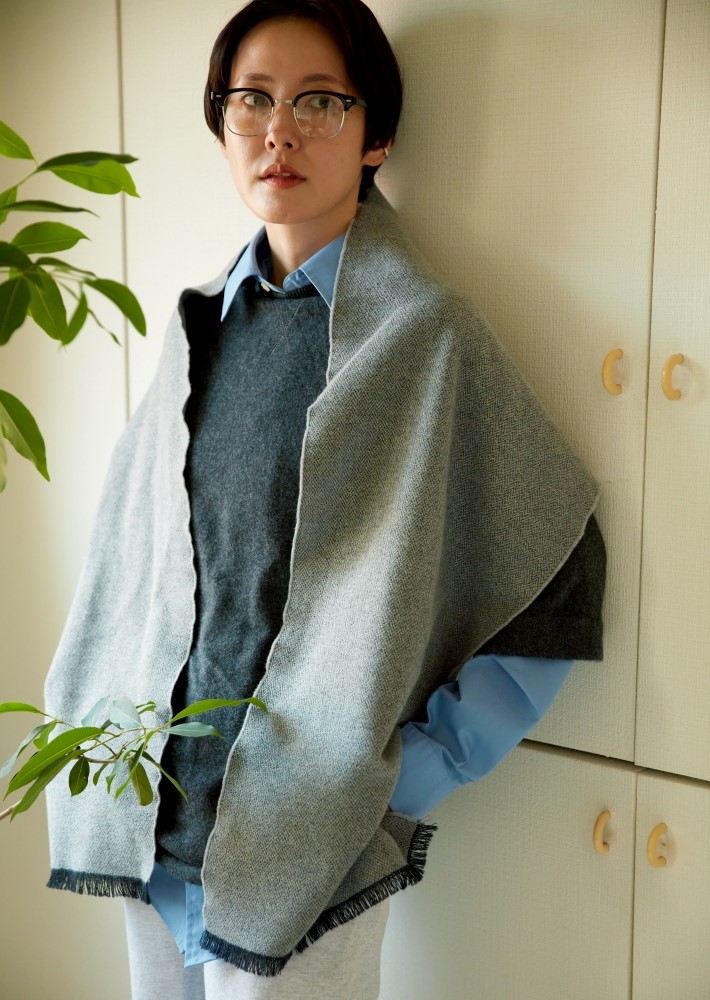 HANKI merino wool stole 35x180cm+fringes – LAPUAN KANKURIT（ラプ
