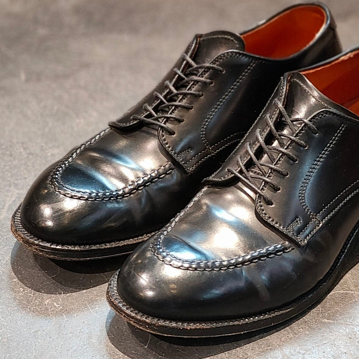 美品 【ALDEN】オールデン 54039 モックトゥ コードバン ブラック