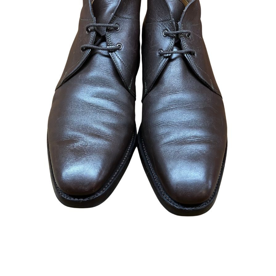 JOHN LOBB】ジョンロブ ROMSEY チャッカブーツ カーフ ブラウン サイズ