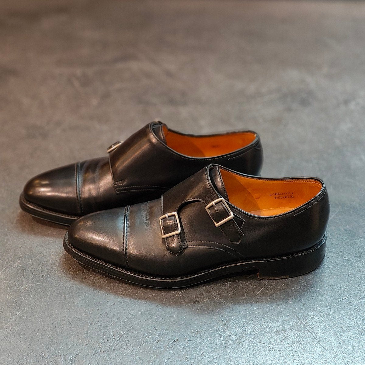 使用数回 【JOHNLOBB】ジョンロブ ウィリアム2 ダブルモンク カーフ