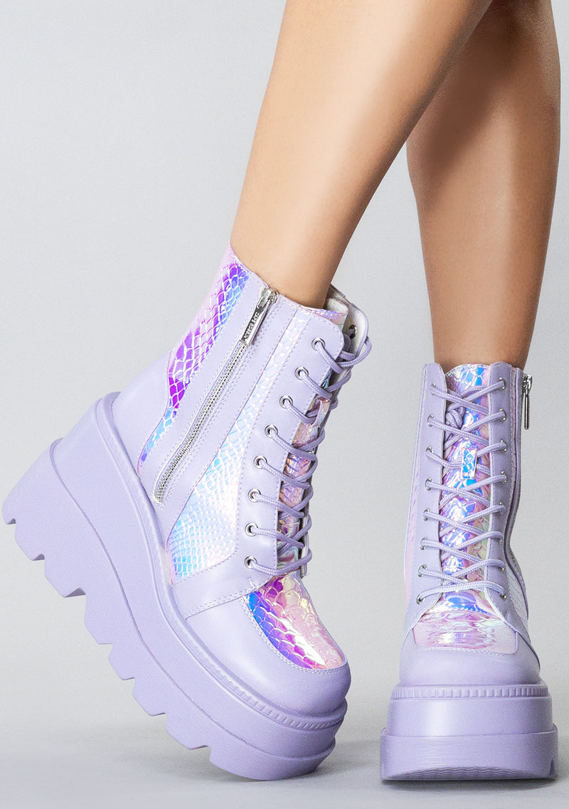 Cape Robbin X LASR Exclusive RADIO Fairy Kiss Lavender Platform