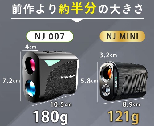 NINJOR GOLF NJ MINI OLEDを評価・解説｜口コミ・使い方｜最安値・取扱