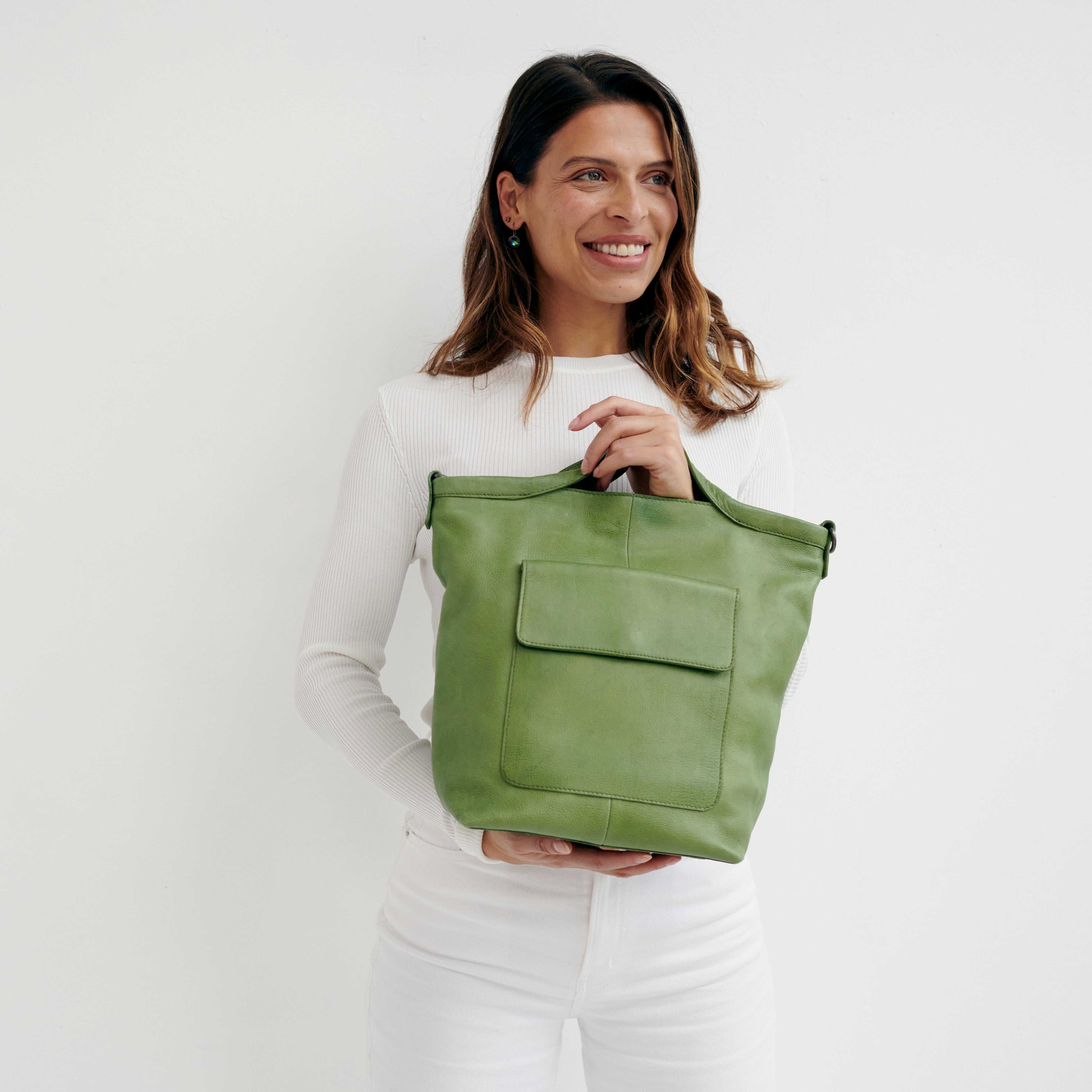 Buy Bianca Leather Tote Bag/Crossbody Bag