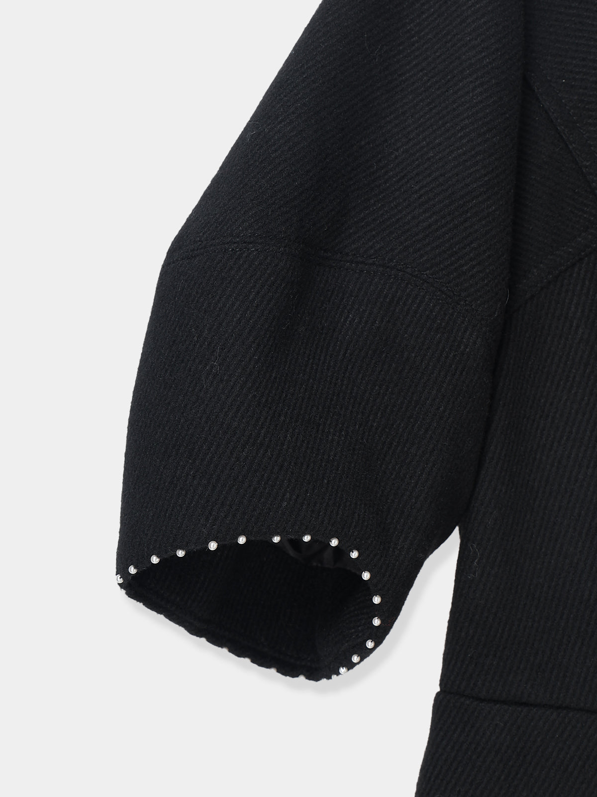 Pearl Trim Wool Combinaison – L'AUBE BLANC