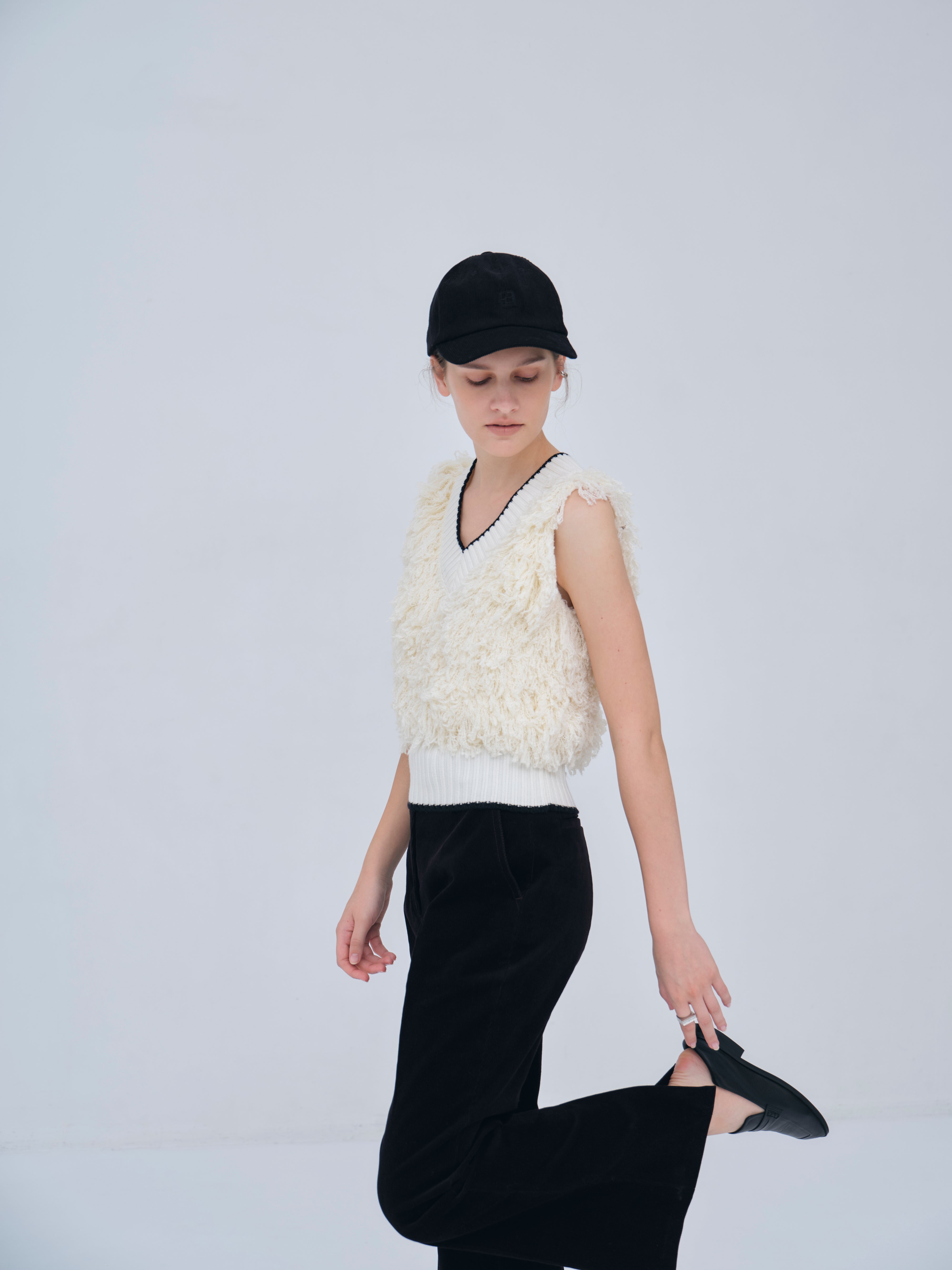 Fringe Knit Vest – L'AUBE BLANC