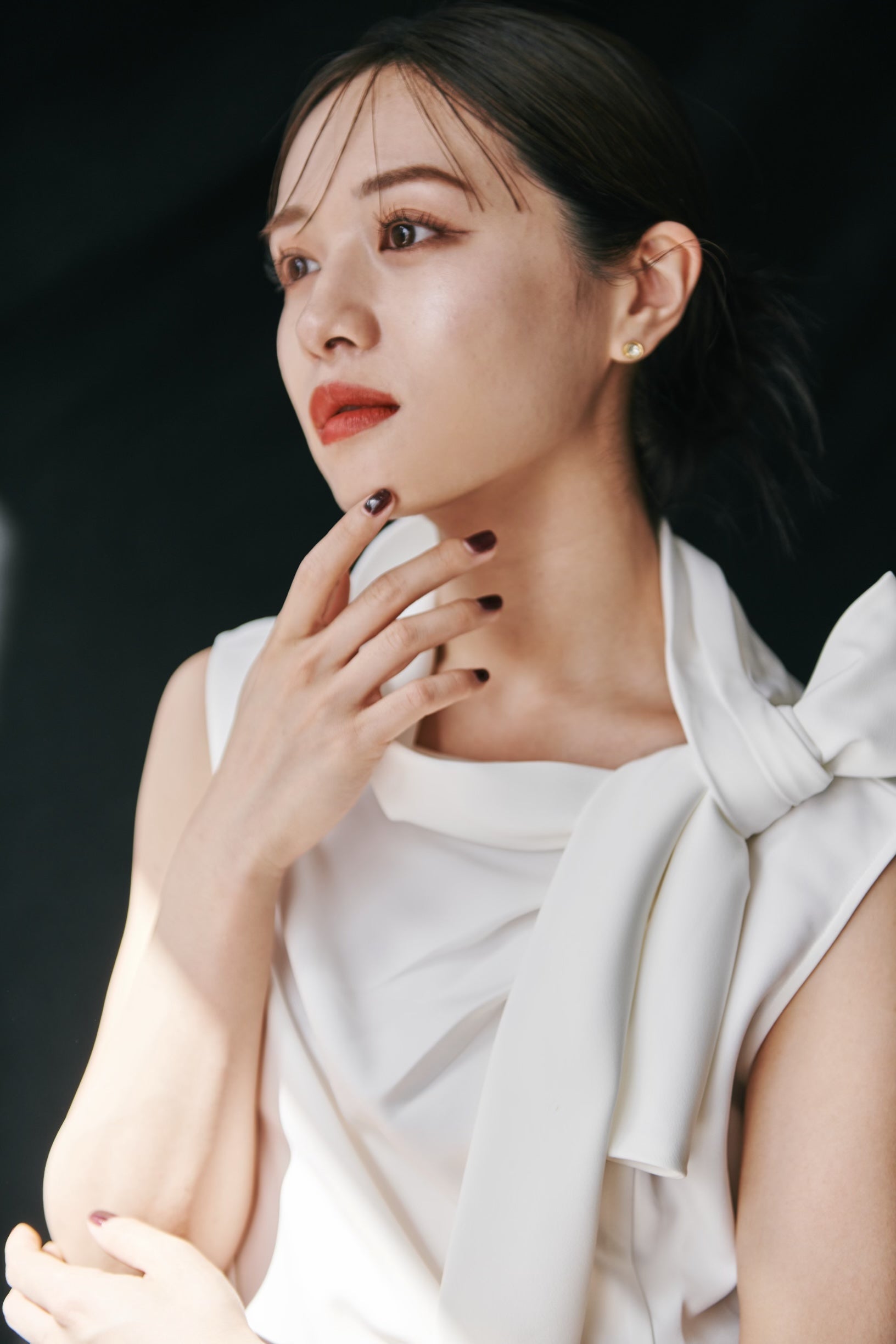 Side Bow-tie Tops – L'AUBE BLANC