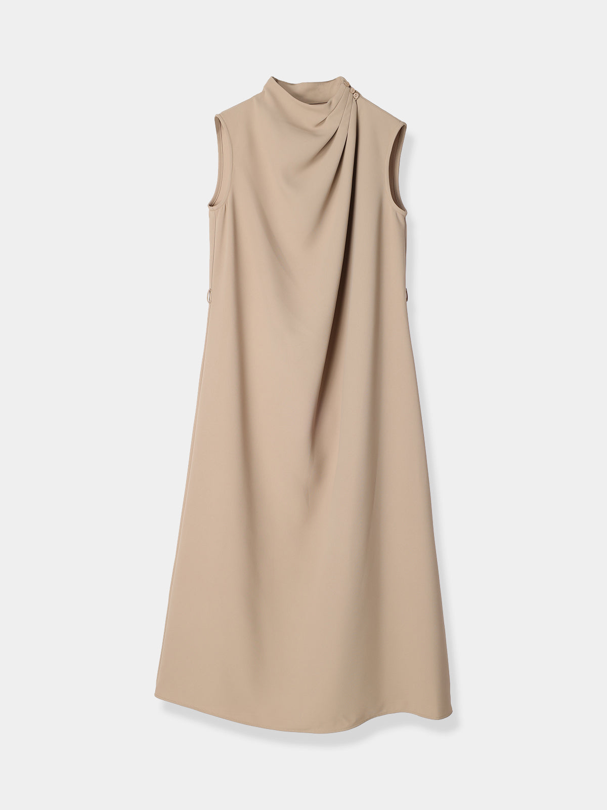 Belted Drape Dress – L'AUBE BLANC