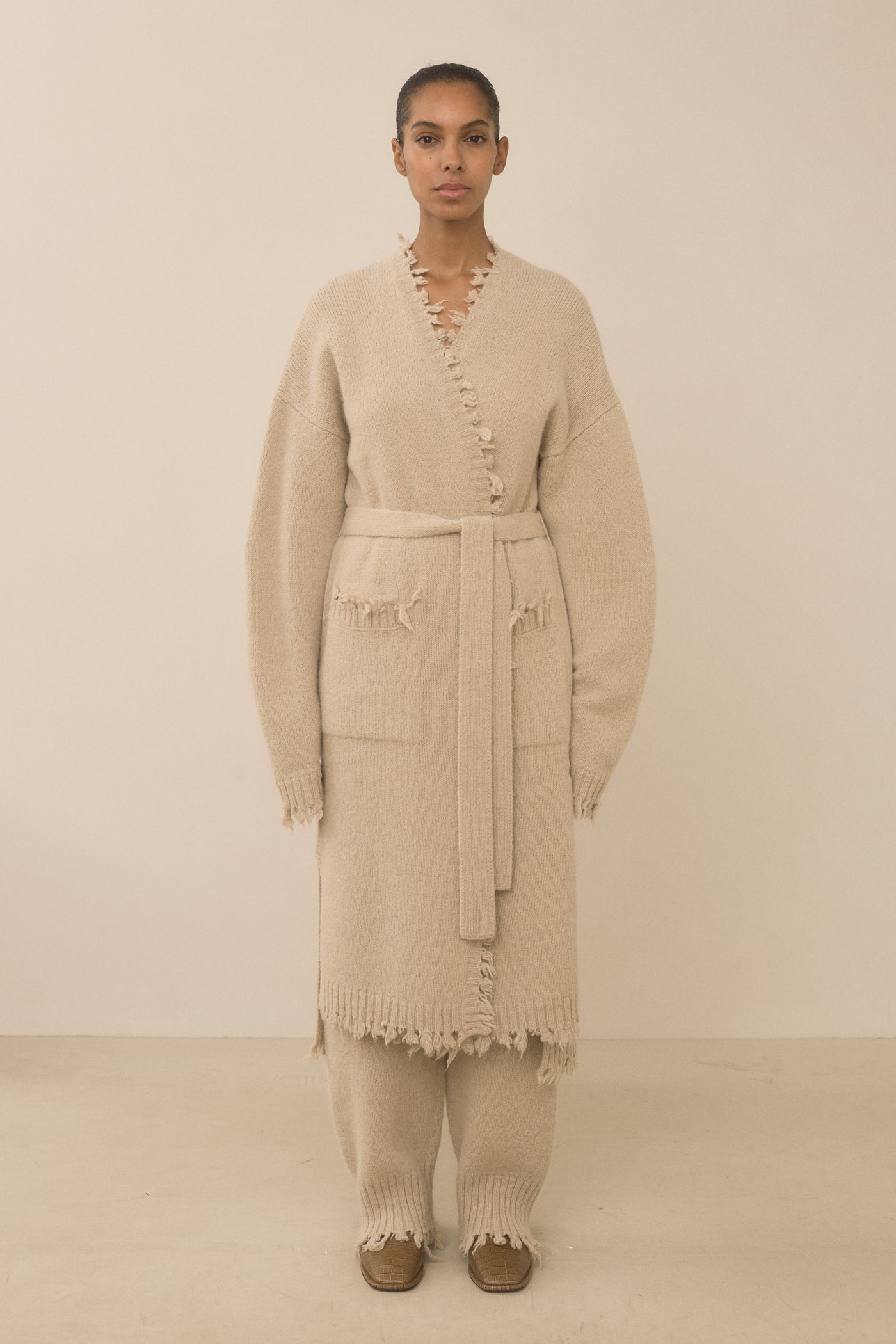 FRAY LONG CARDIGAN – Lauren Manoogian