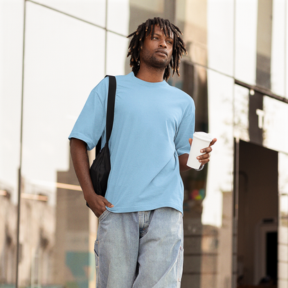 Solid French Terry Oversized T-Shirt – laydbac