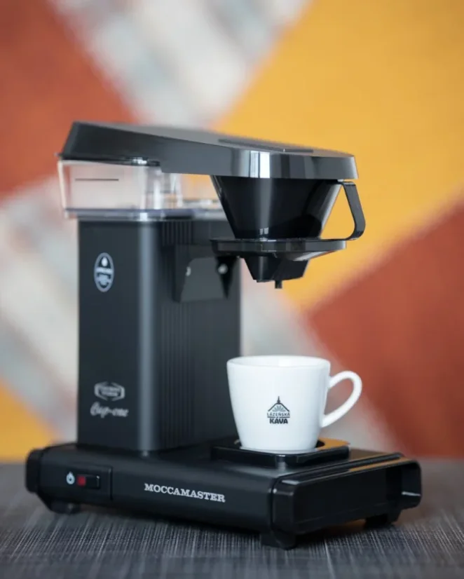 Moccamaster Cup One Technivorm orange drip tray