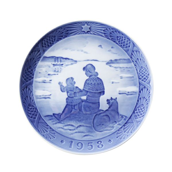 ロイヤルコペンハーゲン（Royal Copenhagen） イヤープレート 1957年