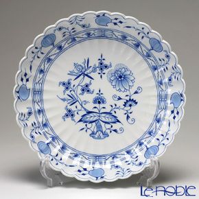マイセン（Meissen） ブルーオニオン 800101／54804 透かし飾り皿 29cm