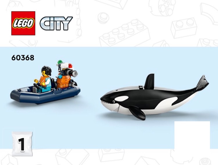 LEGO Instructions for set 60368 Arctic Explorer Ship, City