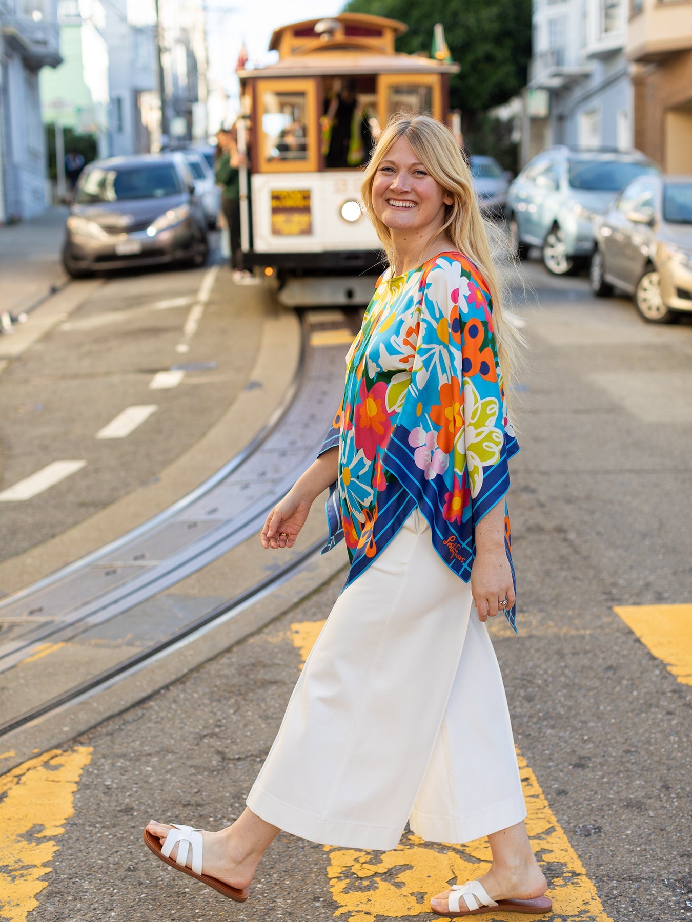 MARLEY top Bouquet Bliss – Lesley Evers
