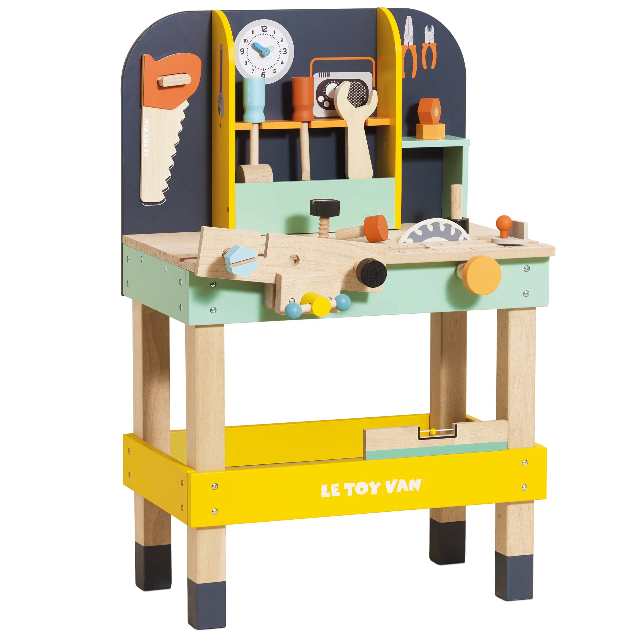 Alex's Work Bench | Wooden Construction Toy for Kids | Le Toy Van