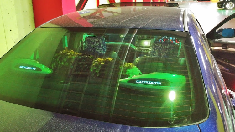アルパイン イルミネーション 置き型スピーカー ,,旧車 TS-X