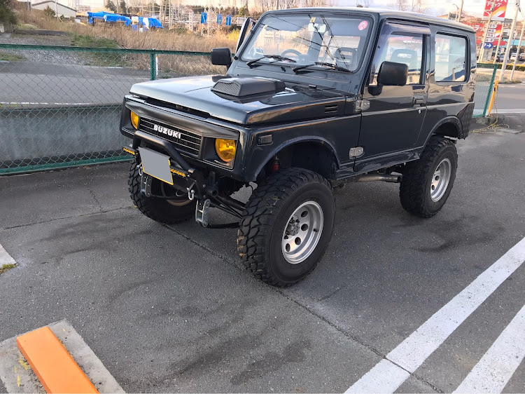 ジムニーのコロナウイルス・JA11・DIY・ノーズブラに関するカスタム