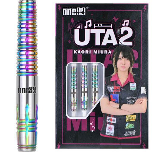 三浦歌織モデル ウタ ブラック 20g UTA ダーツ　ONE80 2BA
