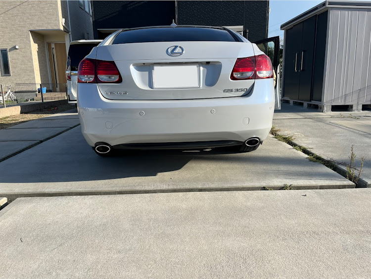 GSのGS350・GSオーナー・DIY・マフラー交換完了😆・リアストレート