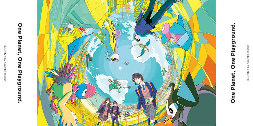 Pokémon GO』5周年を記念した、5枚のイラストを公開しました！