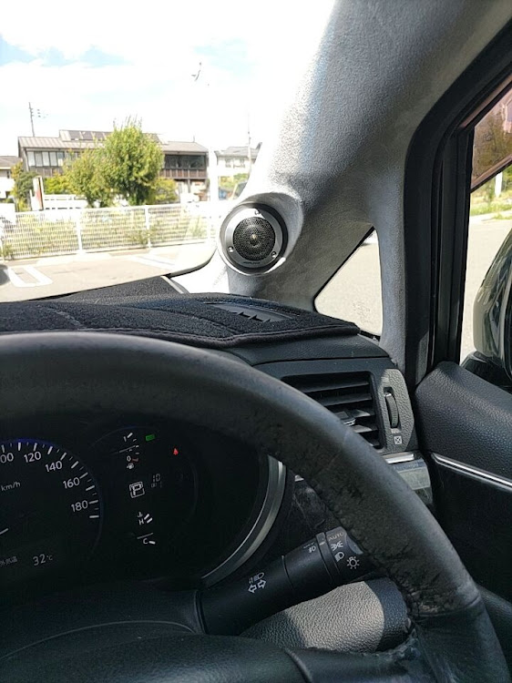 エルグランドのAピラー加工・ツィーター埋め込み・車検おわりました