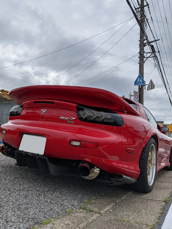 RX-7のRE雨宮・TAレプリカ・ドルフィンテールマフラー・ロータリー