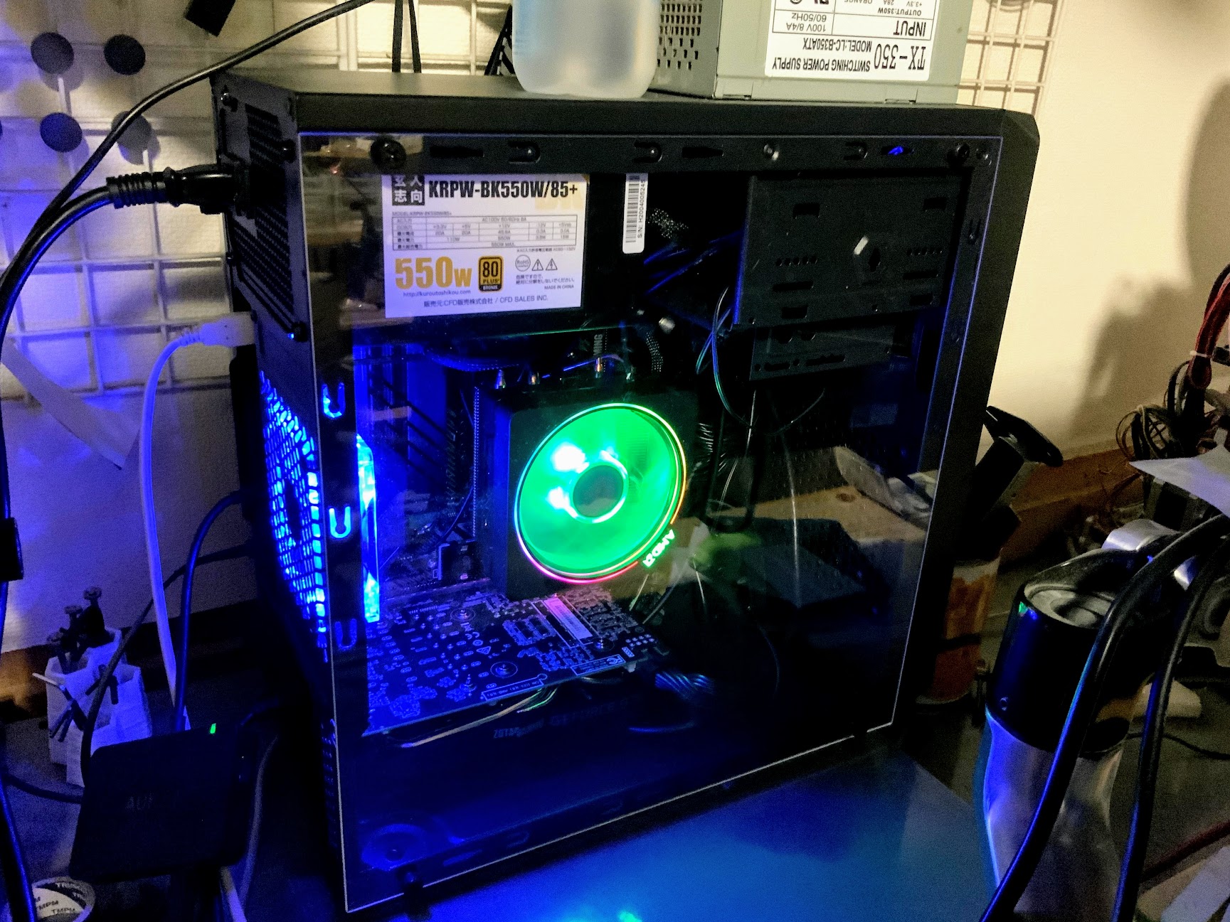 AMD Ryzen 7 3700XのCPUクーラーを白虎弐に乗せ換えしました