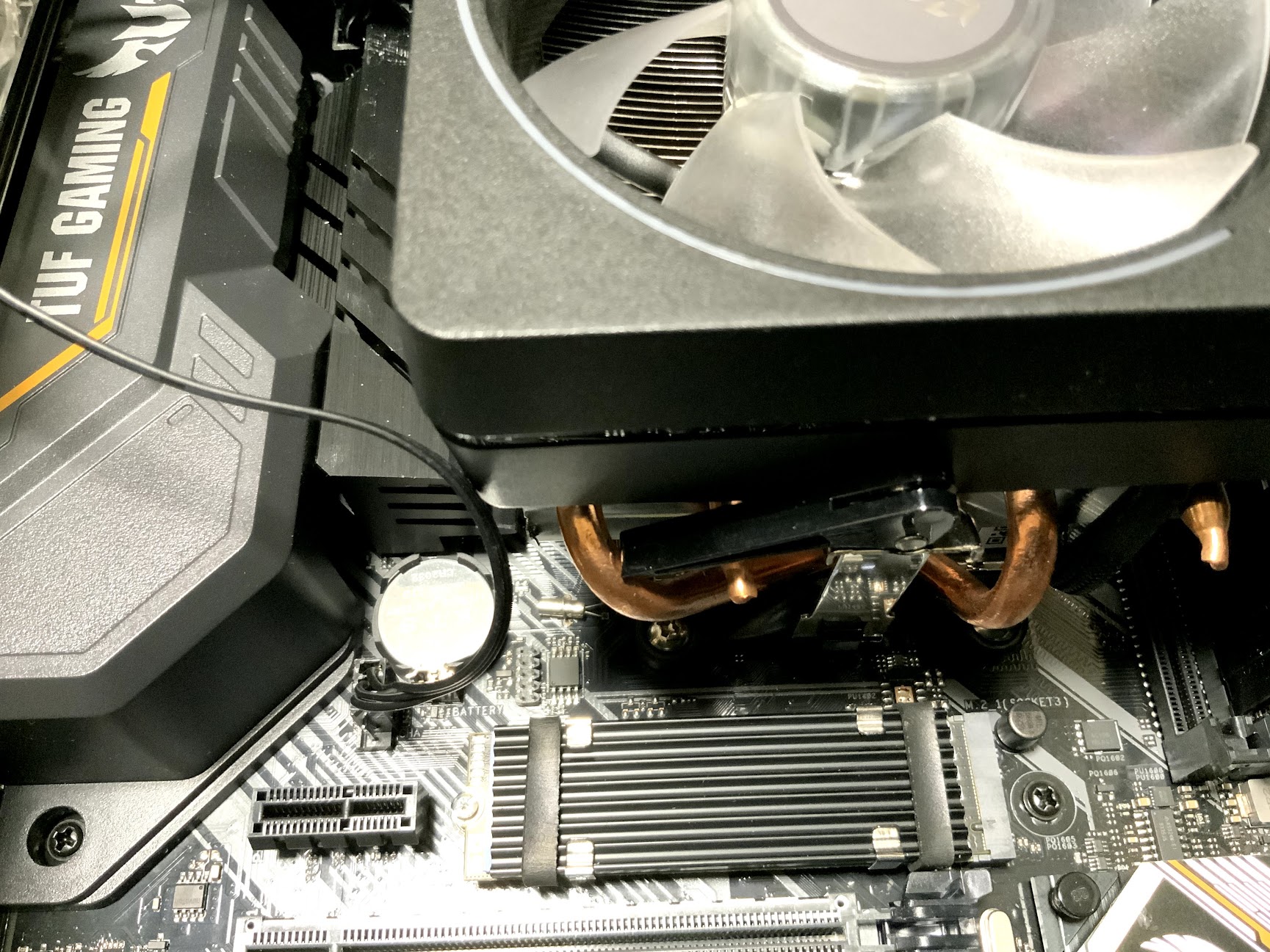 AMD Ryzen 7 3700XのCPUクーラーを白虎弐に乗せ換えしました