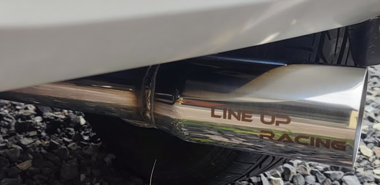 アルトのLINE UPレーシング・マフラー交換・LINE UP RACING 車検対応