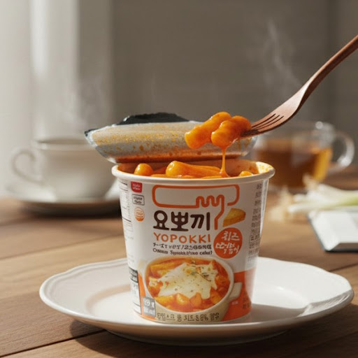 ヨポッキ] 即席 チーズ トッポギ カップ 120g / チーズ味 YOPOKKI