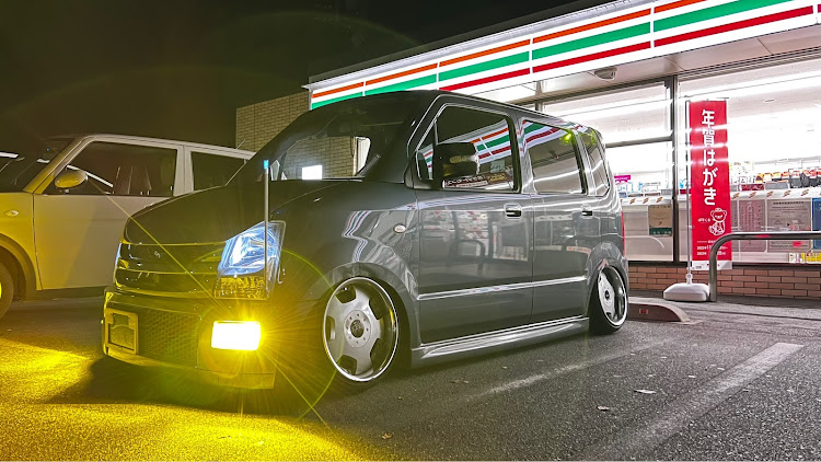 ワゴンRの#生脚・日正タイヤ車高調・パルテック可変アクスルに関する