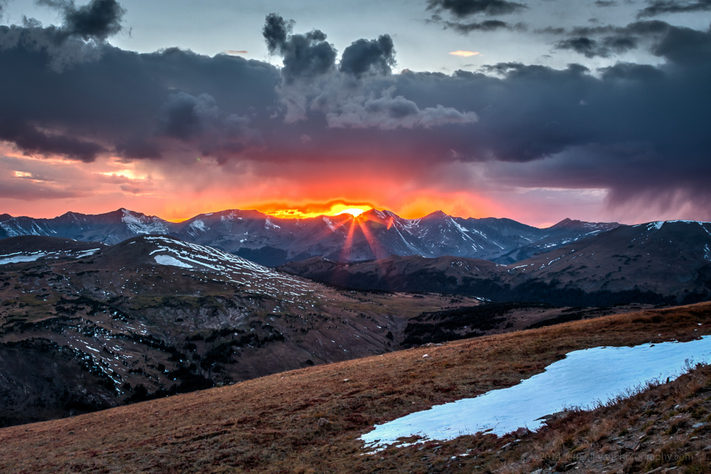 Sunset in Rocky Mountain National Park - Jeff Sullivan Photography
