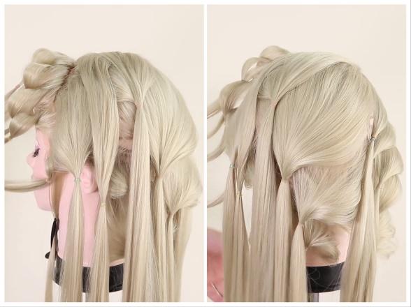 ◇エルサ(戴冠式)風ウィッグの作り方◇ | クラッセ実験室ブログ